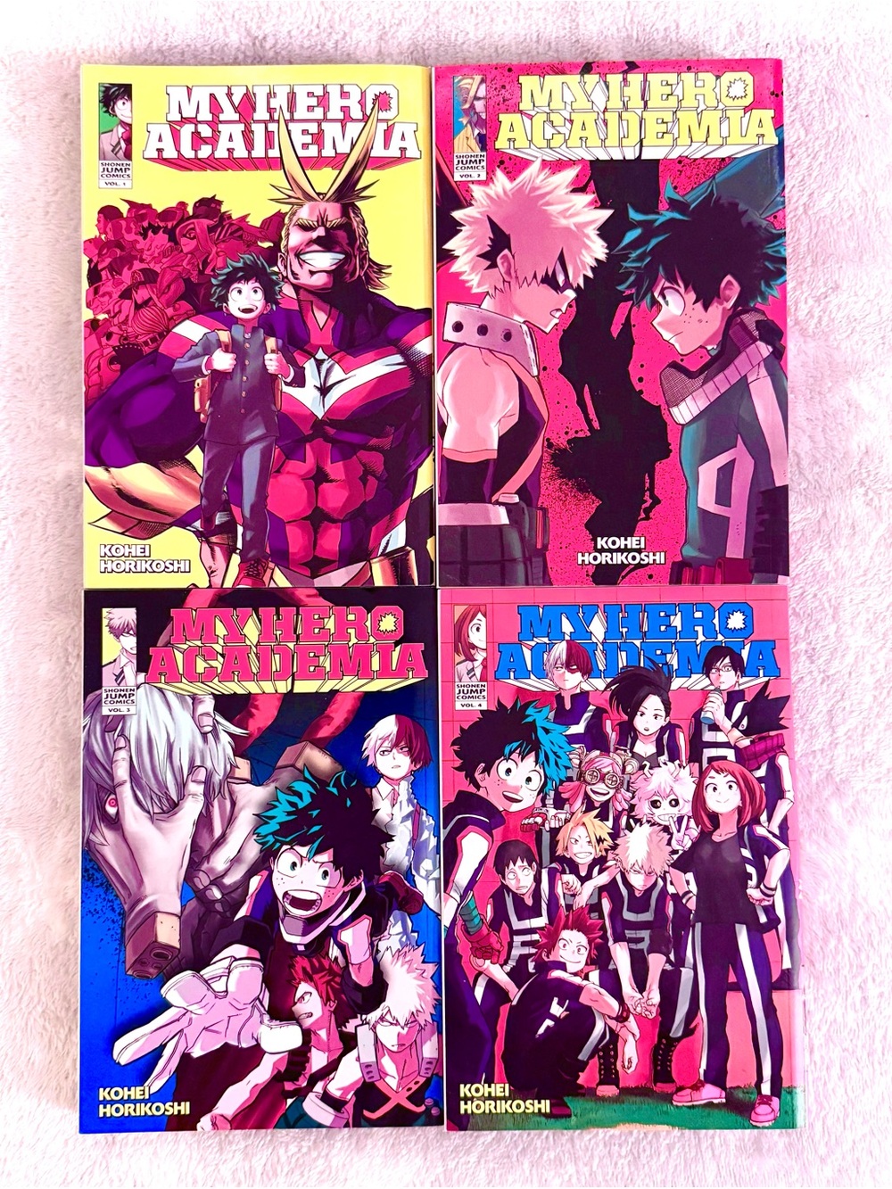 My Hero Academia manga bundle - vol. 1,2,3,4